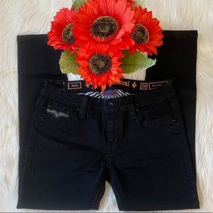 Rock Revival Betty Easy Skinny Jeans. (Black-Size 29) Pre-owned